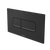Caroma Invisi Series II Oval Dual Flush Plate and Metal Buttons Matte Black