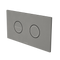 Caroma Invisi Series II Round Dual Flush Plate & Buttons (Metal) Gunmetal