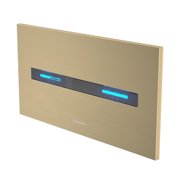 Caroma Smart Command Invisi II Front Panel Only Brushed Brass