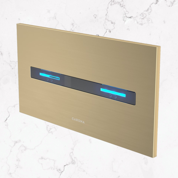 Caroma Smart Command Invisi II Front Panel Only Brushed Brass