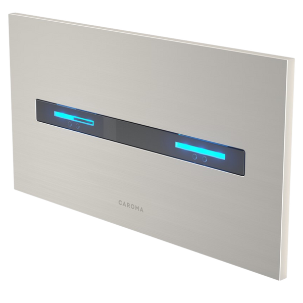 Caroma Smart Command Invisi II Front Panel Only Brushed Nickel
