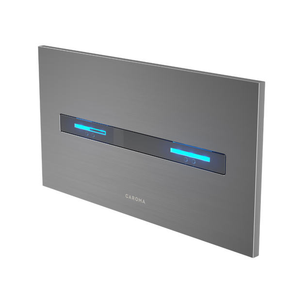 Caroma Smart Command Invisi II Front Panel Only Gunmetal