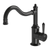 Phoenix Nostalgia Sink Mixer 220mm Shepherds Crook Antique Black