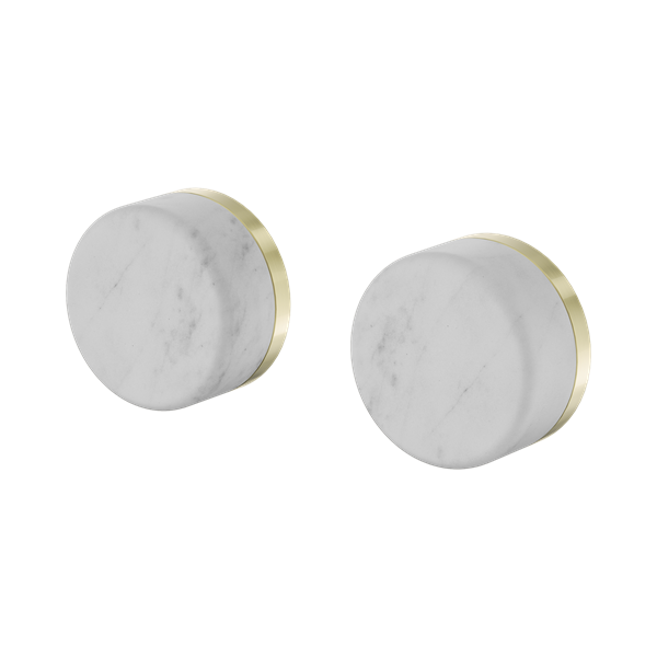 Nero Serenity Wall Top Assembly With Carrara Handle Brushed Gold