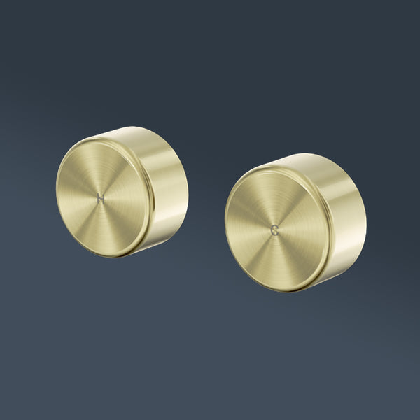 Nero Serenity Wall Top Assembly with Metal Handle Brushed Gold