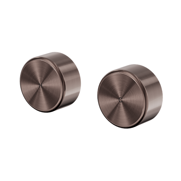 Nero Serenity Wall Top Assembly With Metal Handle Brushed Bronze