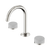 Nero Serenity Basin Set Arc Spout With Carrara Handle Brushed Nickel