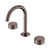 Nero Serenity Basin Set Arc Spout With Metal Handle Brushed Bronze