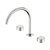 Nero Serenity Bath/Kitchen Set Arc Spout With Metal Handle Brushed Nickel