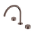 Nero Serenity Bath/Kitchen Set Arc Spout With Metal Handle Brushed Bronze
