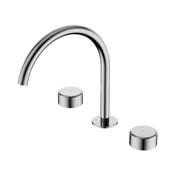 Nero Serenity Bath/Kitchen Set Arc Spout With Metal Handle Chrome