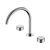 Nero Serenity Bath/Kitchen Set Arc Spout With Metal Handle Chrome