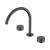 Nero Serenity Bath/Kitchen Set Arc Spout With Metal Handle Gunmetal