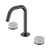 Nero Serenity Basin Set Edge Spout With Carrara Handle Gunmetal