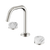 Nero Serenity Basin Set Edge Spout With Arabescato Corchia Handle Brushed Nickel