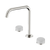 Nero Serenity Bath/Kitchen Set Edge Spout With Carrara Handle Brushed Nickel