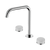 Nero Serenity Bath/Kitchen Set Edge Spout With Carrara Handle Chrome
