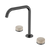 Nero Serenity Bath/Kitchen Set Edge Spout With Rome Travertine Handle Gunmetal