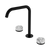 Nero Serenity Bath/Kitchen Set Edge Spout With Arabescato Corchia Handle Matte Black