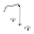 Nero Serenity Bath/Kitchen Set Edge Spout With Metal Handle Brushed Nickel