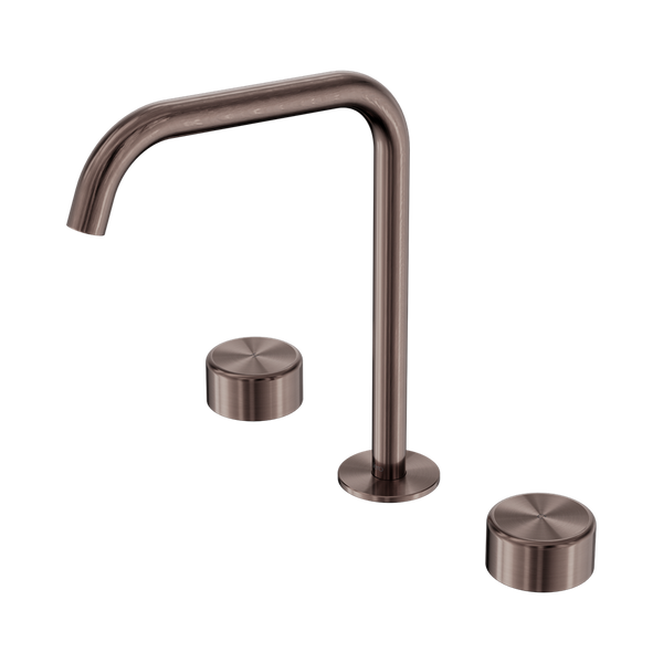 Nero Serenity Bath/Kitchen Set Edge Spout With Metal Handle Brushed Bronze