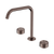 Nero Serenity Bath/Kitchen Set Edge Spout With Metal Handle Brushed Bronze