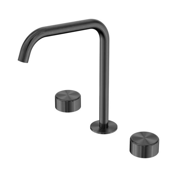 Nero Serenity Bath/Kitchen Set Edge Spout With Metal Handle Gunmetal