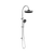 Nero Serenity Twin Shower Chrome