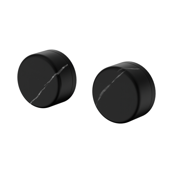 Nero Serenity Wall Top Assembly With Marquina Black Handle Matte Black