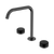 Nero Serenity Bath/Kitchen Set Edge Spout With Marquina Black Handle Gunmetal