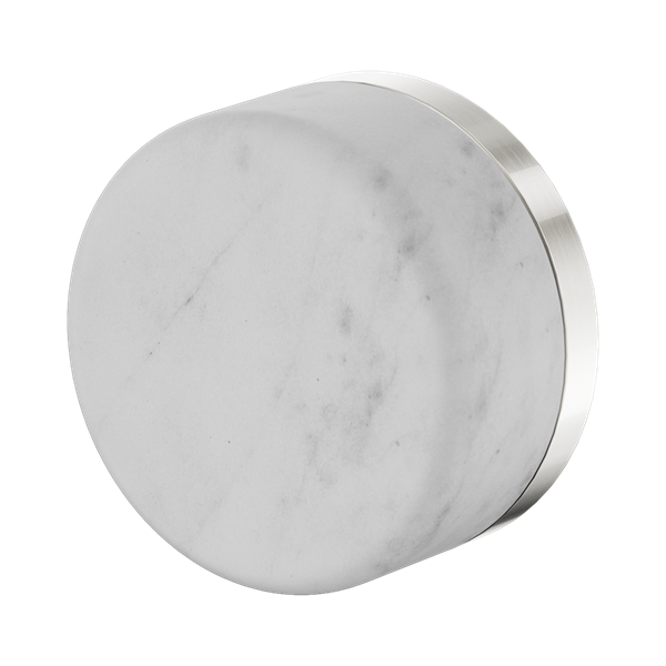 Nero Serenity Progressive Shower Mixer With Carrara Handle Brushed Nickel