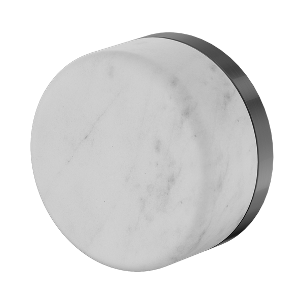 Nero Serenity Progressive Shower Mixer With Carrara Handle Gunmetal