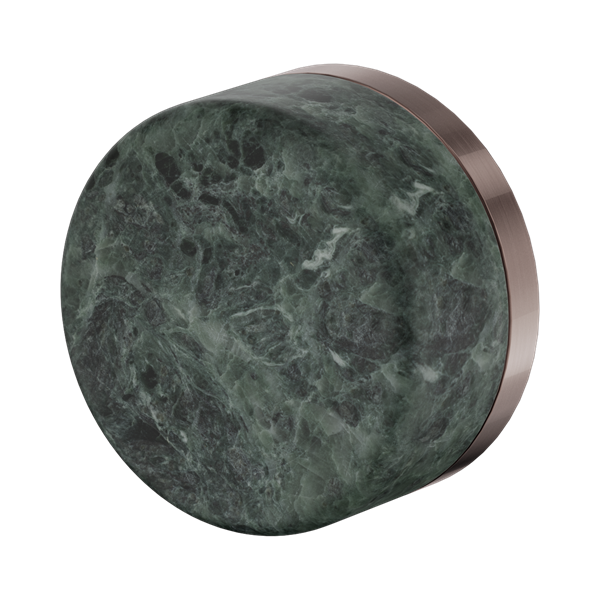 Nero Serenity Progressive Shower Mixer With Verde Alpi Handle Brushed Bronze