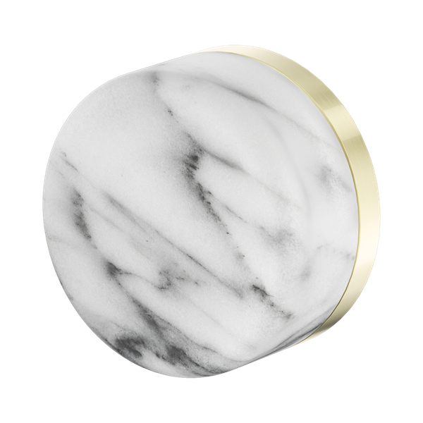 Nero Serenity Progressive Shower Mixer With Arabescato Corchia Handle Brushed Gold