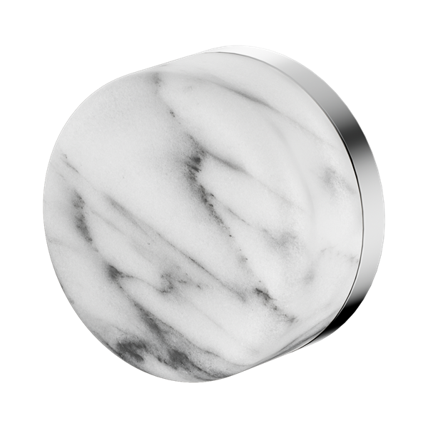 Nero Serenity Progressive Shower Mixer With Arabescato Corchia Handle Chrome