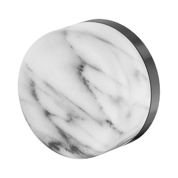 Nero Serenity Progressive Shower Mixer With Arabescato Corchia Handle Gunmetal