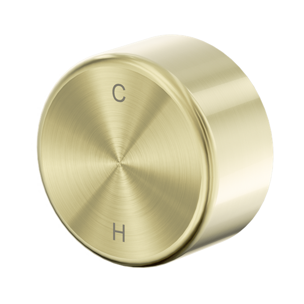 Nero Serenity Progressive Shower Mixer With Metal Handle Brushed Gold