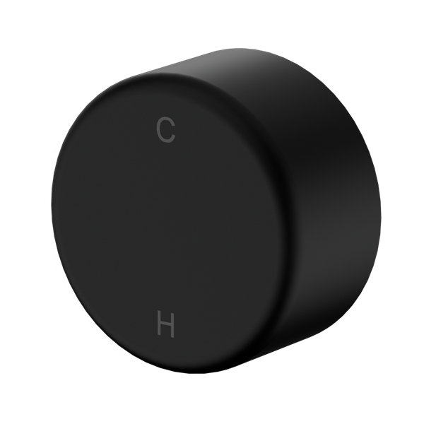 Nero Serenity Progressive Shower Mixer With Metal Handle Matte Black