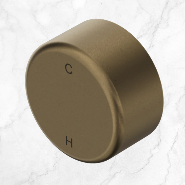Nero Serenity Progressive Shower Mixer with Metal Handle (Complete Kit) Tumbled Antique Brass