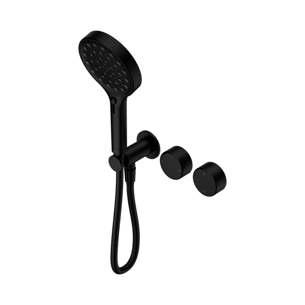 Nero Serenity Progressive Shower System With Metal Handle And Serenity Hand Shower Matte Black