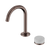Nero Serenity Progressive Basin Mixer Arc Spout With Carrara Handle Brushed Bronze