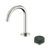 Nero Serenity Progressive Basin Mixer Arc Spout With Verde Alpi Handle Brushed Nickel