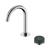 Nero Serenity Progressive Basin Mixer Arc Spout With Verde Alpi Handle Chrome