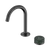 Nero Serenity Progressive Basin Mixer Arc Spout With Verde Alpi Handle Gunmetal