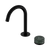Nero Serenity Progressive Basin Mixer Arc Spout With Verde Alpi Handle Matte Black