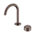 Nero Serenity Progressive Basin Mixer Arc Spout With Metal Handle Brushed Bronze