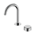 Nero Serenity Progressive Basin Mixer Arc Spout With Metal Handle Chrome