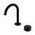 Nero Serenity Progressive Basin Mixer Arc Spout With Metal Handle Matte Black
