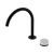 Nero Serenity Progressive Bath/Kitchen Mixer Arc Spout With Carrara Handle Matte Black