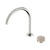 Nero Serenity Progressive Bath/Kitchen Mixer Arc Spout With Rome Travertine Handle Brushed Nickel
